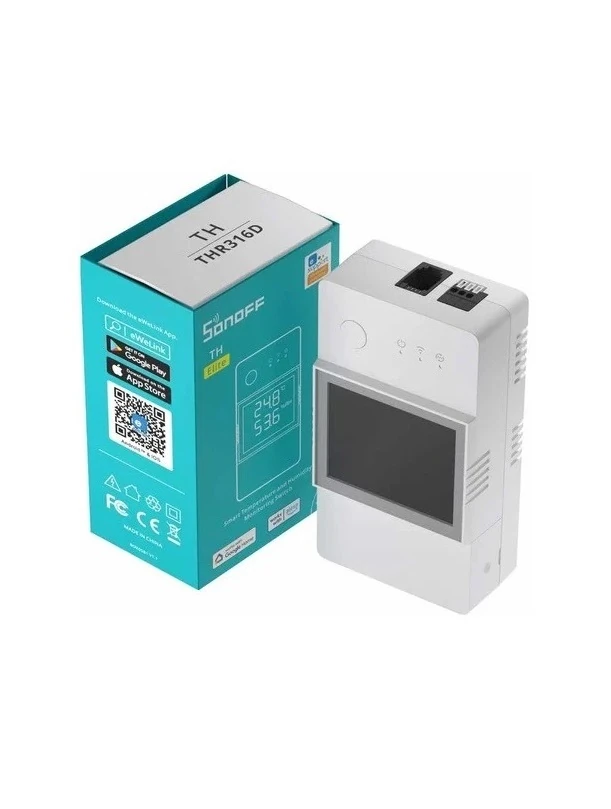 Sonoff TH Elite 16A Akıllı Sıcaklık ve Nem Takip Rölesi - Image 1