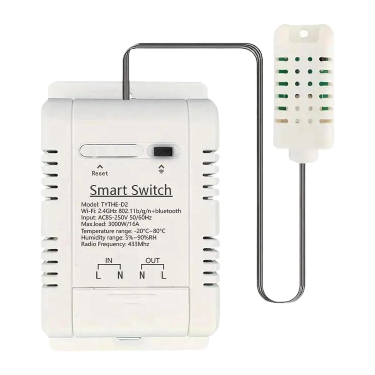Tuya Wifi Akıllı Sıcaklık ve Nem Takip Rölesi - Image 1