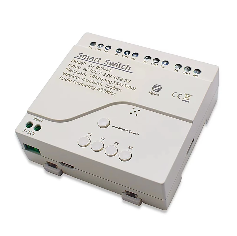 Tuya Zigbee 4ch Akıllı Işık Anahtarı Modülü - Image 1