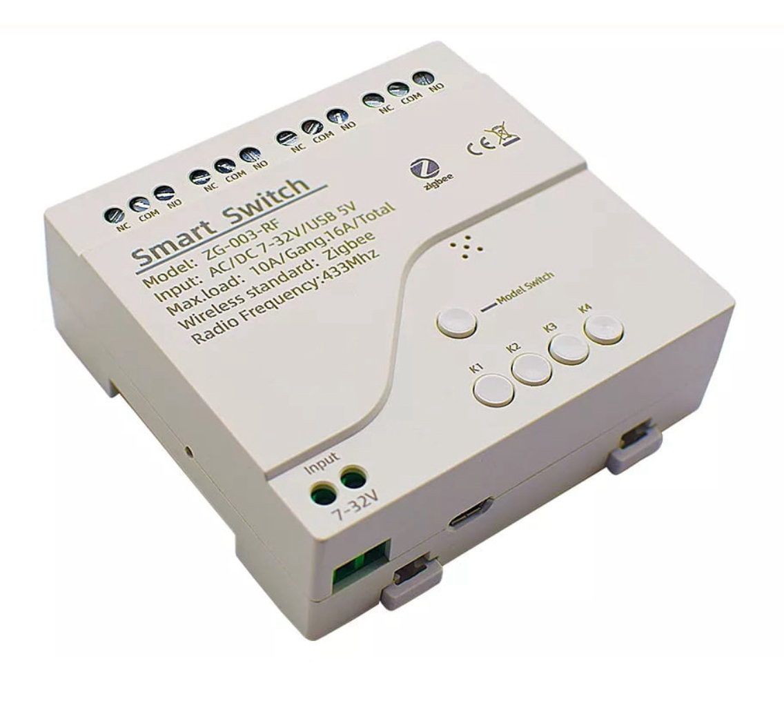 Tuya Zigbee 7-32V Kuru Kontak ve RF özellikli Akıllı Anahtar Röle - Image 1