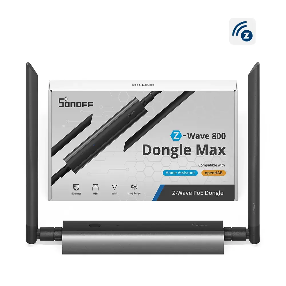 SONOFF Z-Wave 800 PoE Dongle Max | Dongle-MZG23 - Image 1