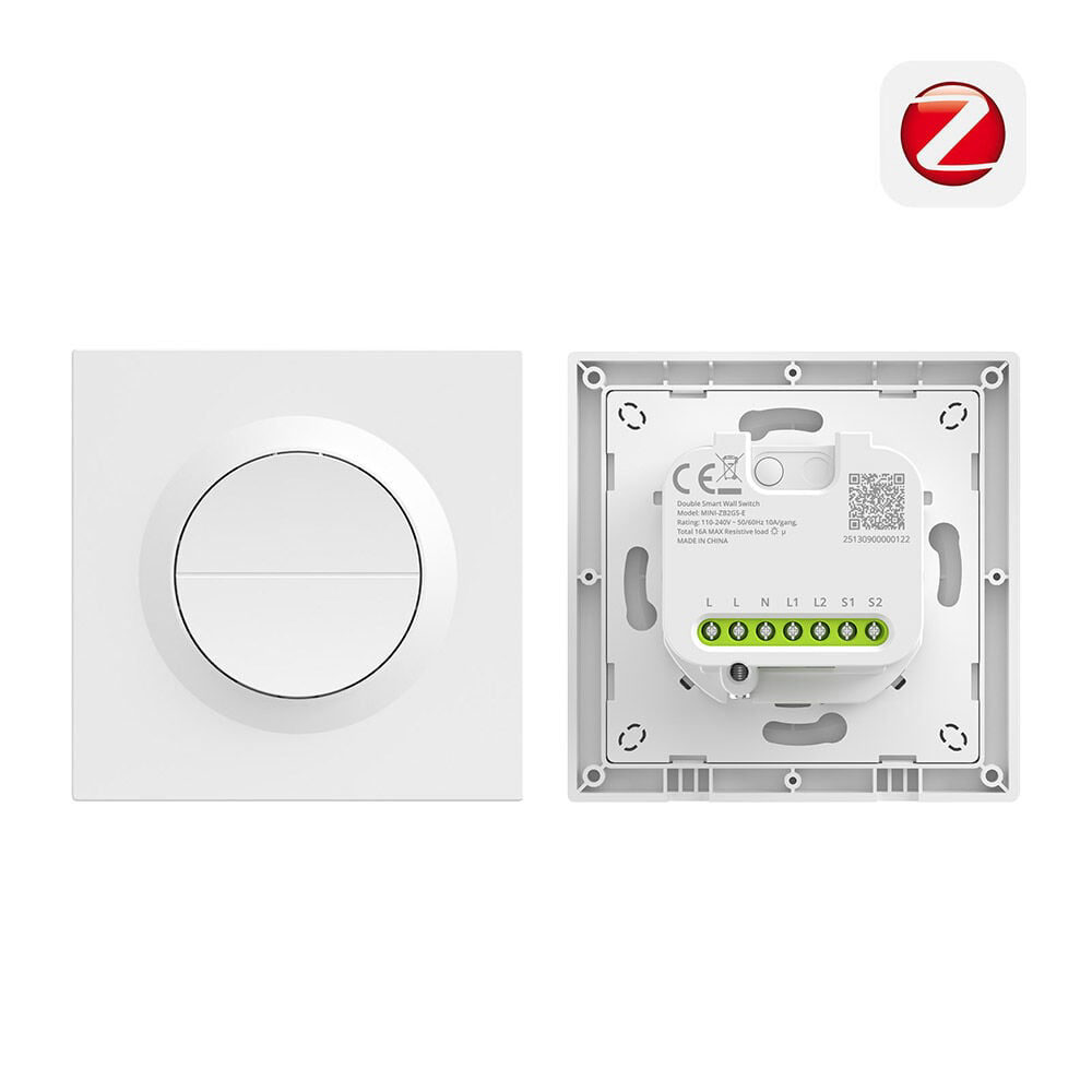 SONOFF Fusion Serisi Orb-ZBW2 Zigbee 2 Kanallı Akıllı Duvar Anahtarı